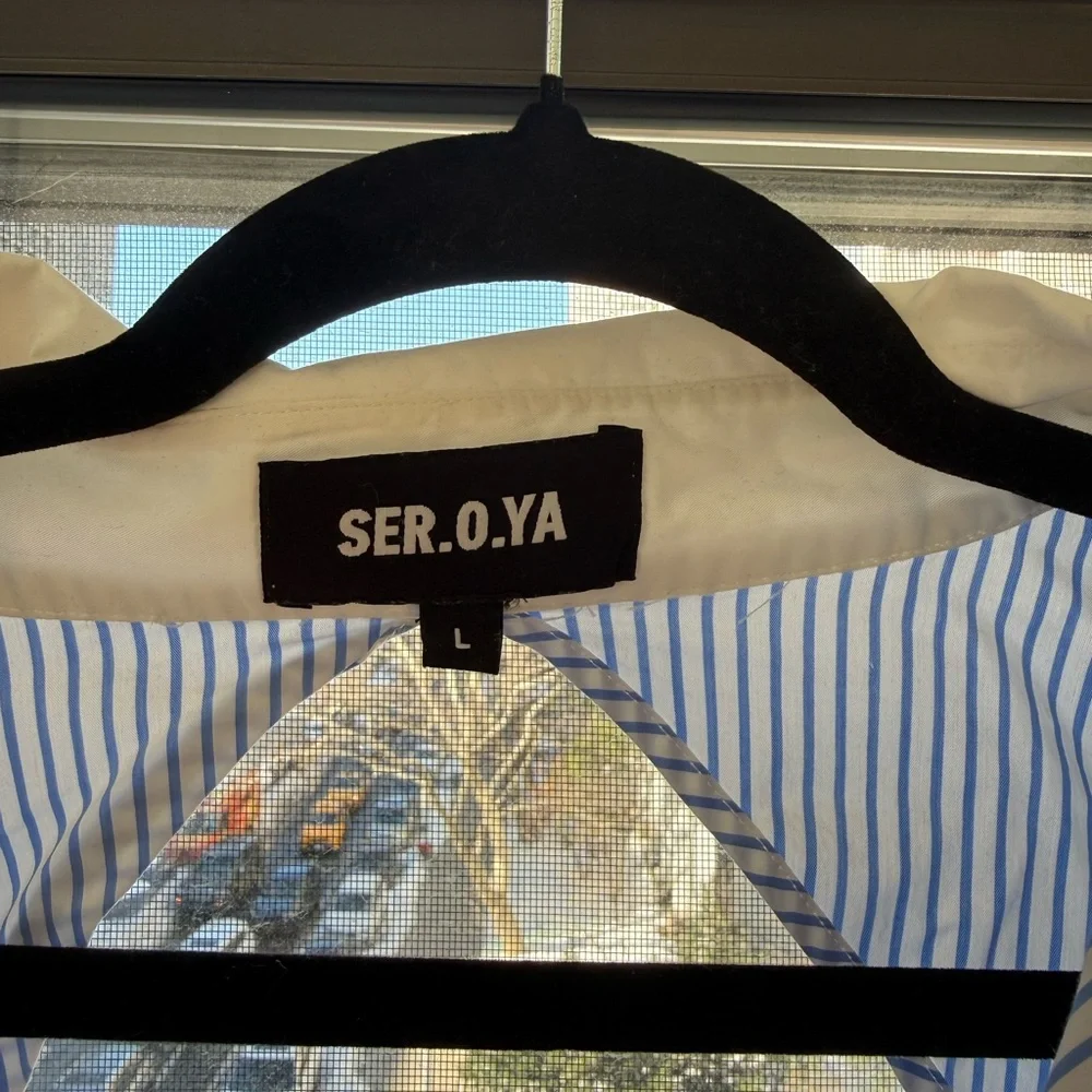 Open Back Button Down - Picture 3 of 6